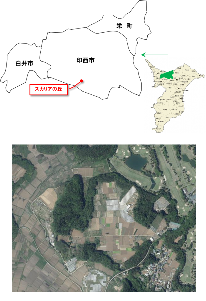 印西𠮷田地区-地域循環開発「スカリアの丘」配置図