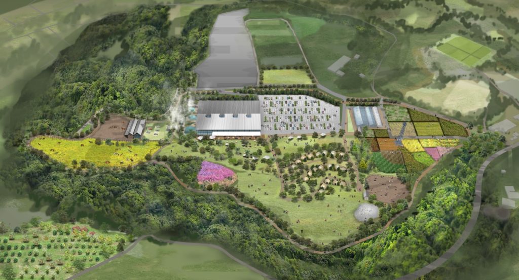 印西𠮷田地区-地域循環開発「スカリアの丘」予想図